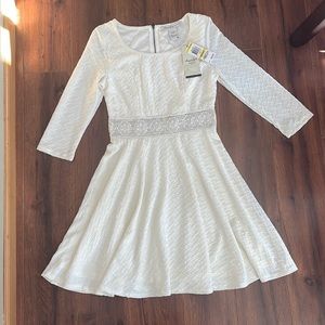 American Rag Ivory Long Sleeve Dress